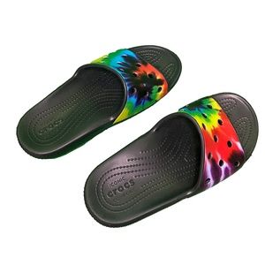 Classic Crocs Tie-Dye Graphic Slide